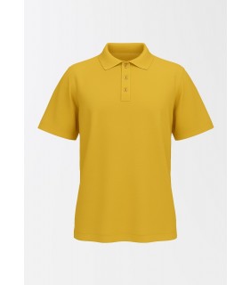 Short Sleeve Polo -Butter Yellow 