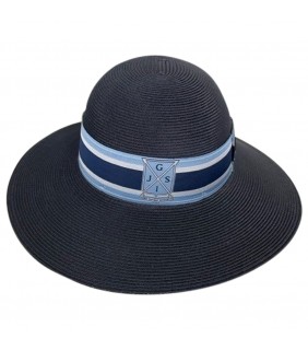 IJGS Girls All Navy Hat With Hatband