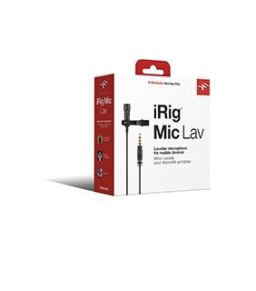 IK Multimedia iRig Mic Lavalier/Lapel/Clip-On Mic - Mobile Devices