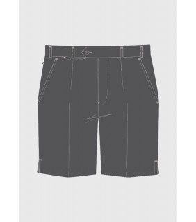 Shorts Formal Boys Expander Grey Lightweight 