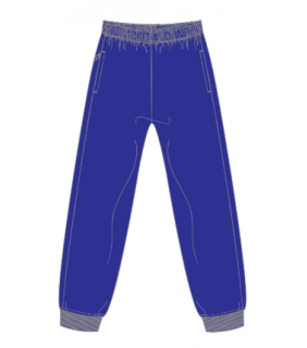 Fleece Pants Cuff Hem- Ultramarine 