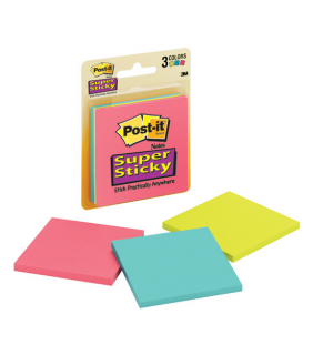 3M Post-It Notes 3 Pack Neon Colours