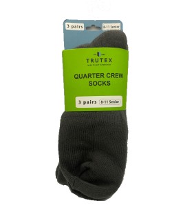Socks Dark Grey 3pk