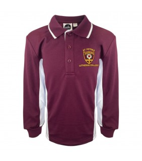 Polo Maroon Long Sleeve 