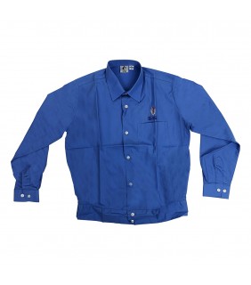 Shirt L/S Blue Banded 