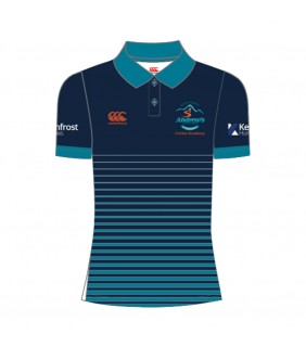 Female Striped Cricket Polo