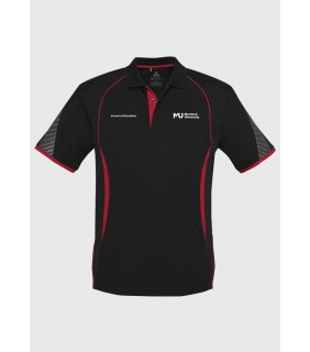 MU Education Razor Polo BLK/RED - Mens 