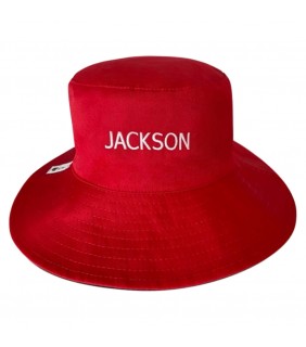 Hat Bucket Student Red Jackson 