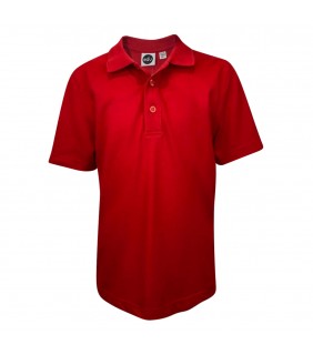 Short Sleeve Polo - Red 
