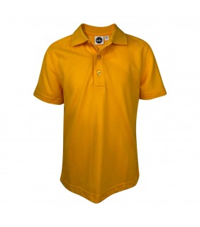 Short Sleeve Polo - Gold 