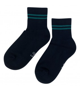 Navy & Teal Sock Sports 