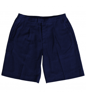 Essentials Navy Formal Shorts (Elastic)