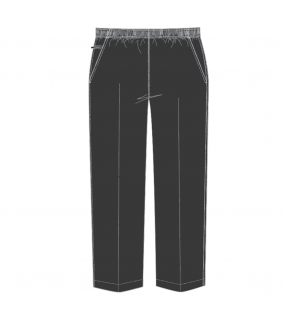 Trousers Formal Boys Full Elastic Grey 