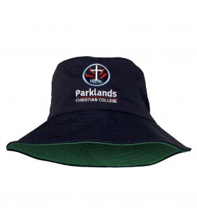 Hat Bucket Ink Navy/Green Reversible