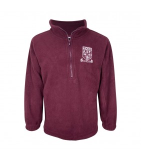 Maroon Half Zip Jumper