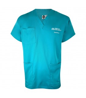 GU Dentistry Scrub Top Teal