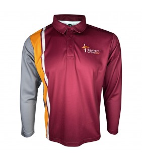 Junior Long Sleeve Sublimated Polo 