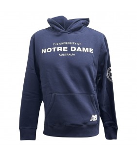 Mens Hoodie Navy/ White Logo
