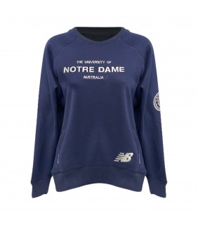 Ladies Crew Neck Sweater- Navy 