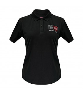 Ladies Black Allied Health Polo