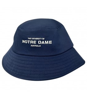 Bucket Hat - Navy/White
