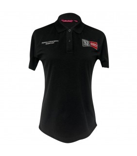 Health Care Polo Black Ladies