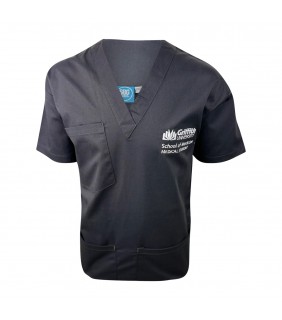 GU Medical Scrub Top Charcoal