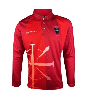 Polo House L/S Red MCAULEY 