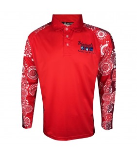Red Longsleeve Falcon Polo 