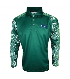 Green Long Sleeve Fantomes Polo 