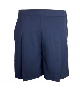 Culotte Single Pleat Front & Back w zip entry 