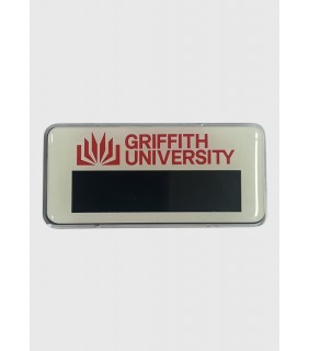 Blank Name Badge Griffith University