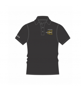 Alumni Polo Black Unisex 