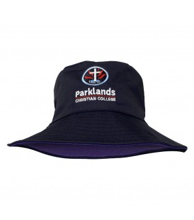 Hat Bucket Ink Navy/Purple Reversible