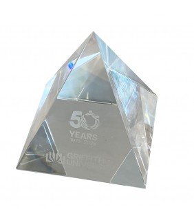 50th Anniversary Glass Pyramid