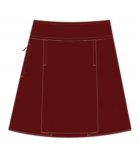 Skort Maroon
