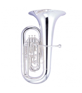 John Packer Tuba- EEb - 4 valve comp - Silver