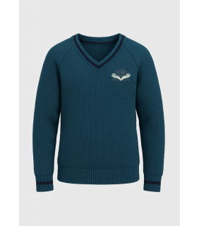 Jumper Unisex Knit Teal
