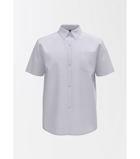Junior White Short Sleeve Shirt Blouse 