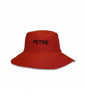 Hat Bucket Black/Red Petrie 