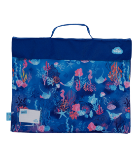 Spencil Library Bag - Coral Garden