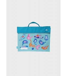 Spencil Library Bag - Crazy Cats