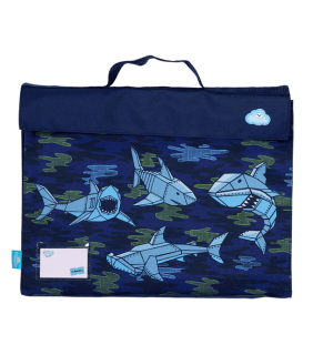 Spencil Library Bag - Robo Shark