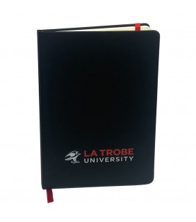 Venture A5 Notebook - Black/Red