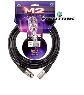 Klotz 5m Mic Cable w/Amphenol Connectors Female XLR To 6.5mm Jack
