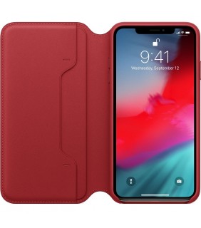 Apple IPHONE XS MAX LEATHER FOLIO RED
