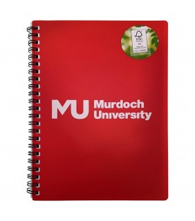 A5 Notebook Red 140pg