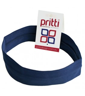 Navy Pritti Headband Stretch 
