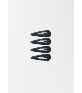 Navy Hair Clips