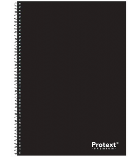 Protext Premium spiral Notebook with PP cover and pocket side bound